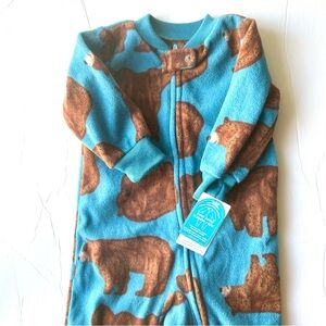 Carters Baby 1-Piece Fleece Footie Pyjamas Size 6 Months NWT